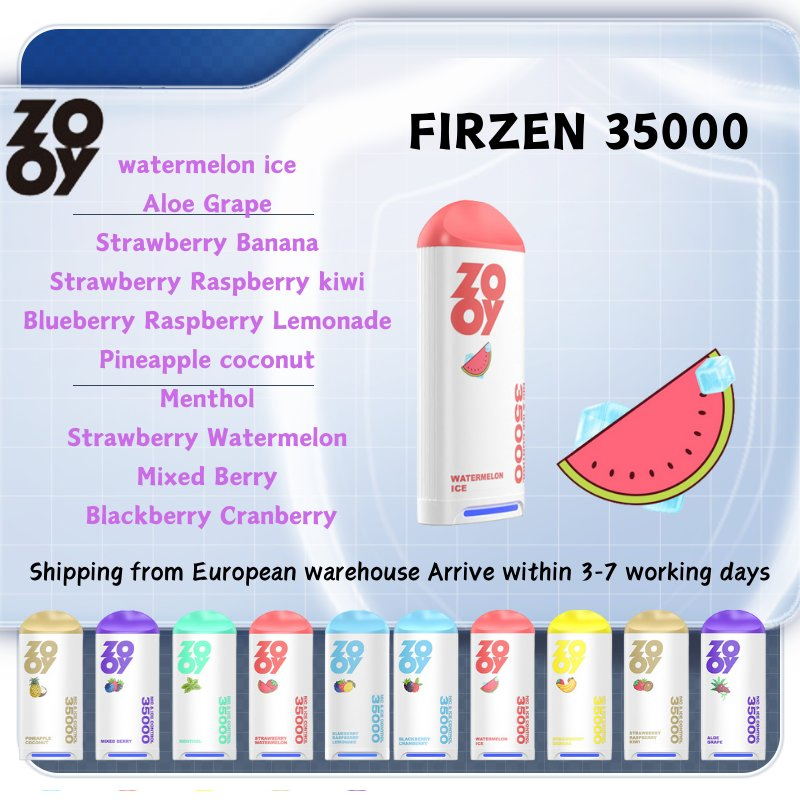 Disposable Zooy Bar FIRZEN 35000 Puffs Nederland Vape Pro