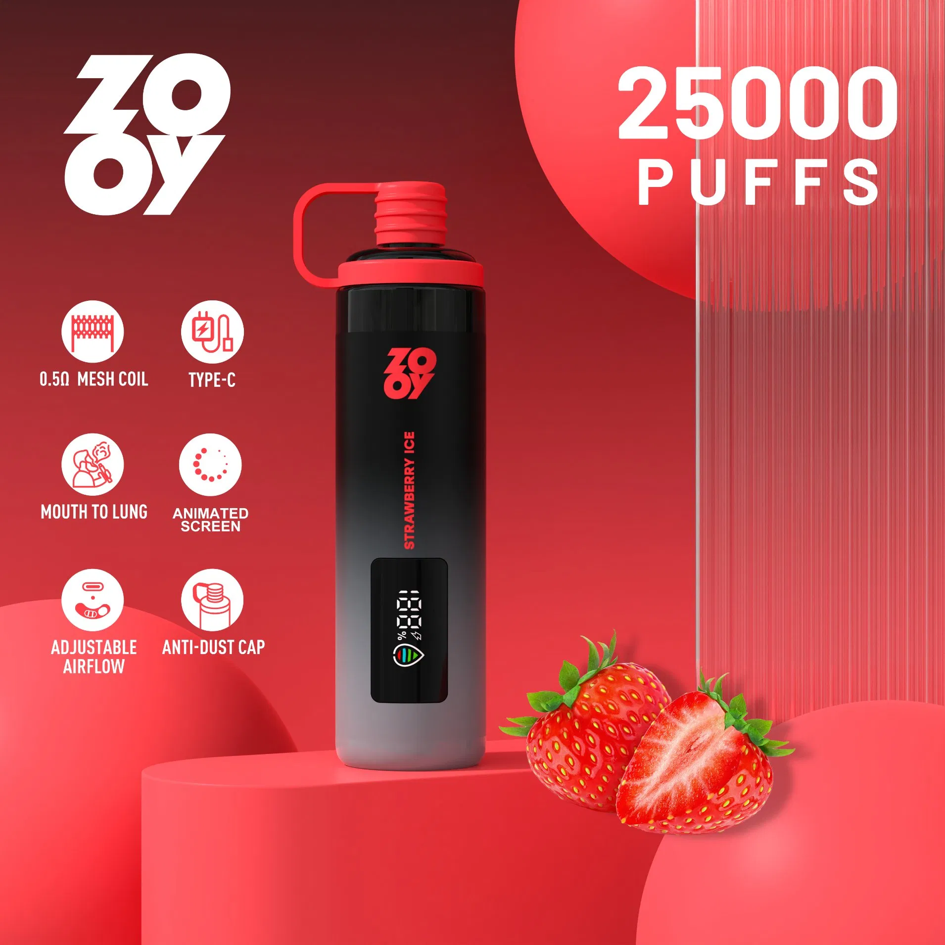 Wholesale Zooy Bar 2 Puffs Nederland shisha Disposable Vape Pro