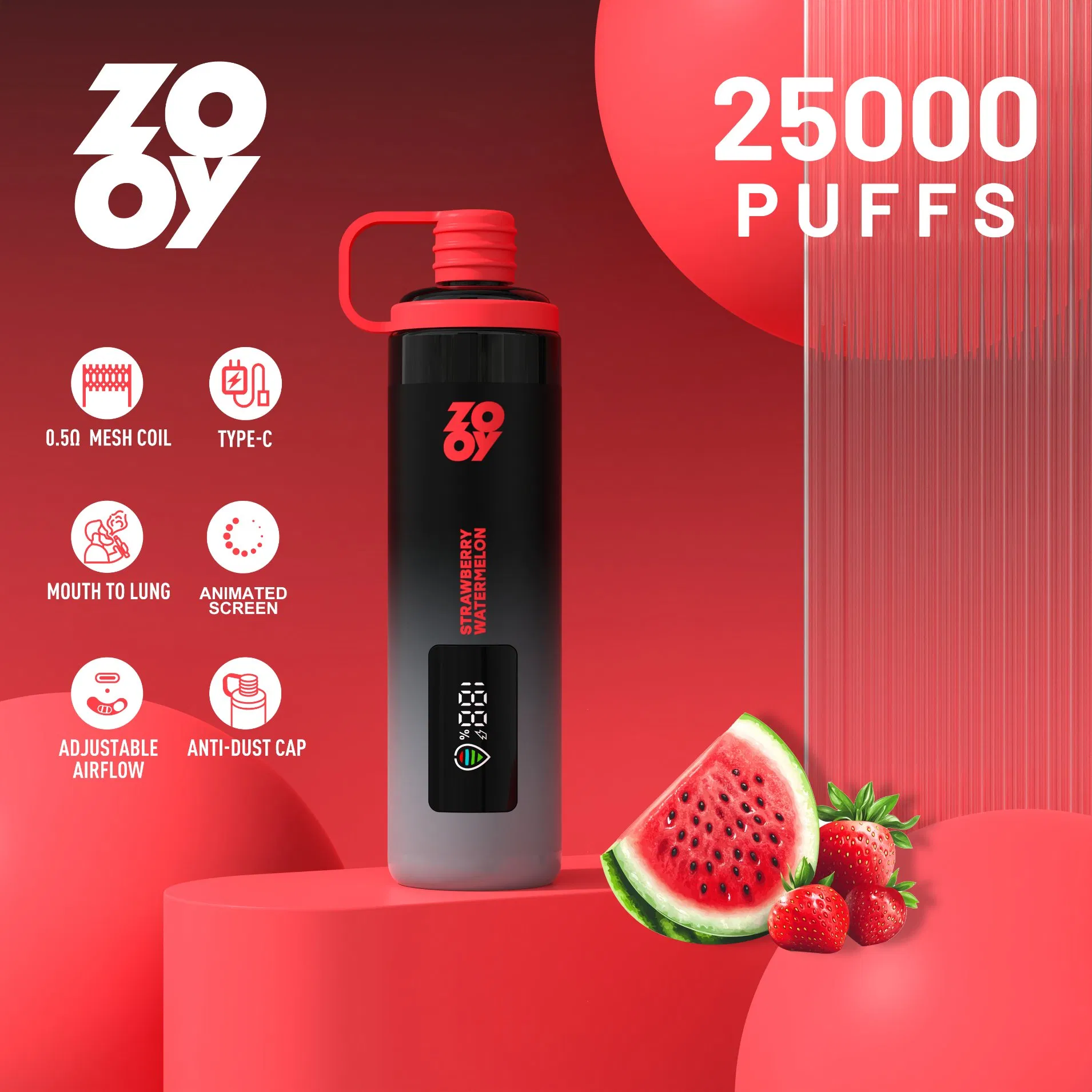 Wholesale Zooy Bar 2 Puffs Nederland shisha Disposable Vape Pro