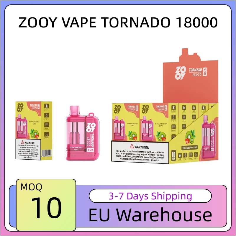 Wholesale Zooy Bar 18000 Puffs Nederland Vape Pro TORNADO BOX