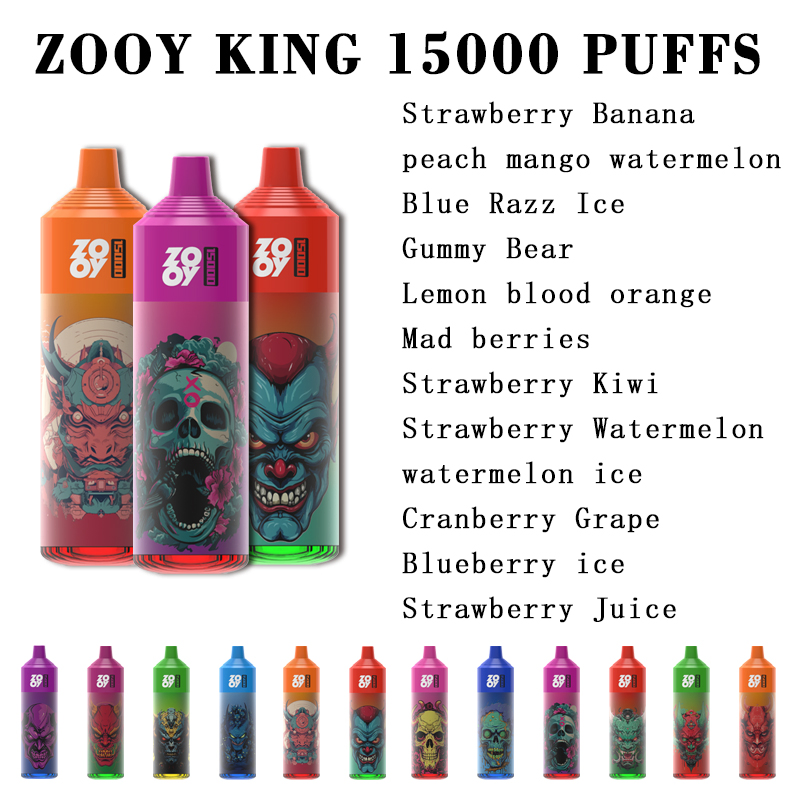 Wholesale Zooy Bar Vape Pro KING 15000 Puffs Nederland Disposable E-cigarettes
