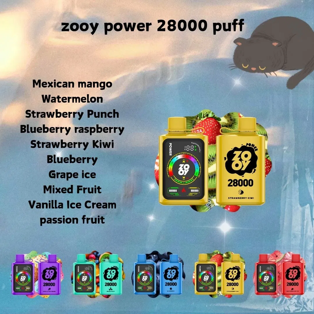 Zooy Disposable Vape Pro Bar power E-cigarettes 28000 Puffs Nederland