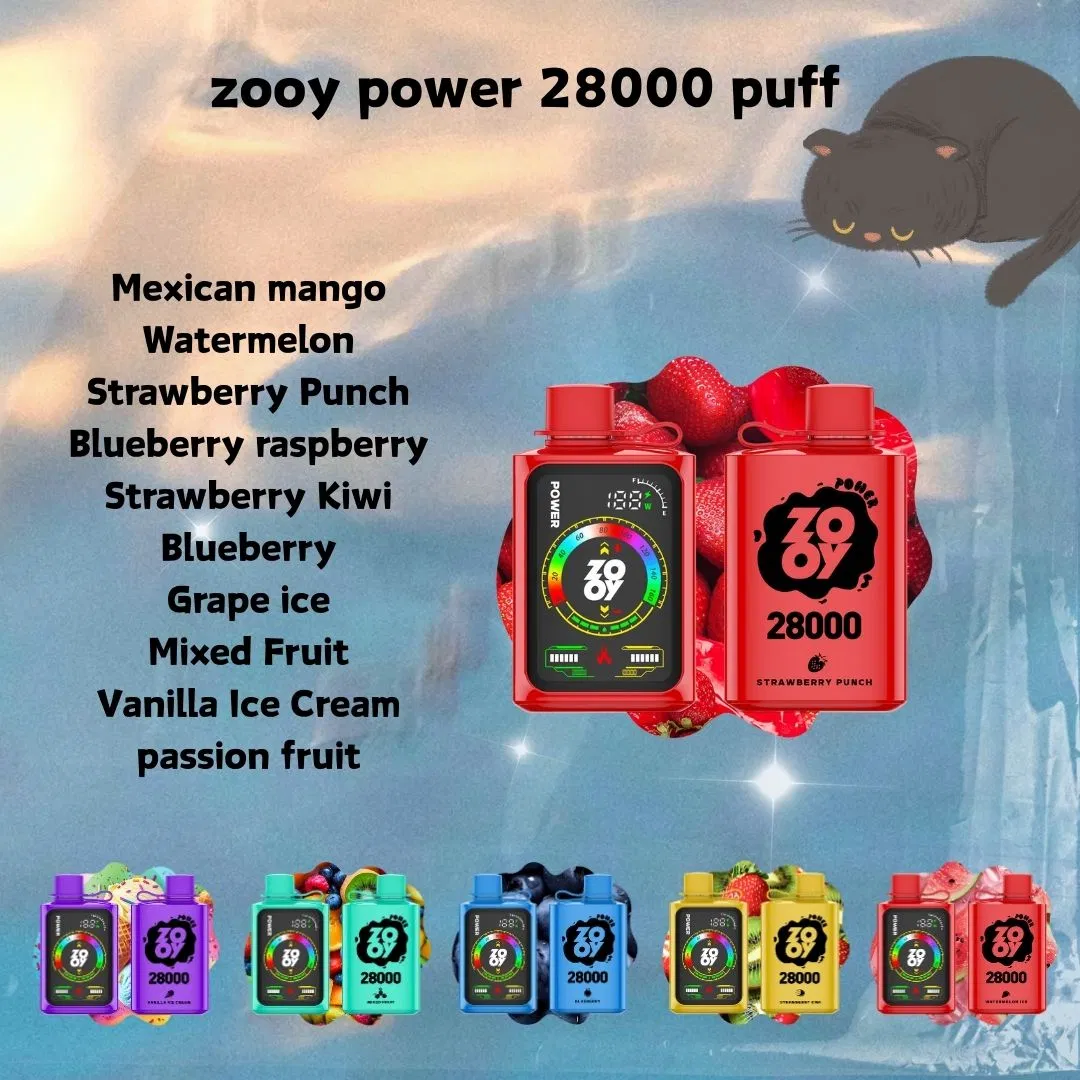 Zooy Disposable Vape Pro Bar power E-cigarettes 28000 Puffs Nederland