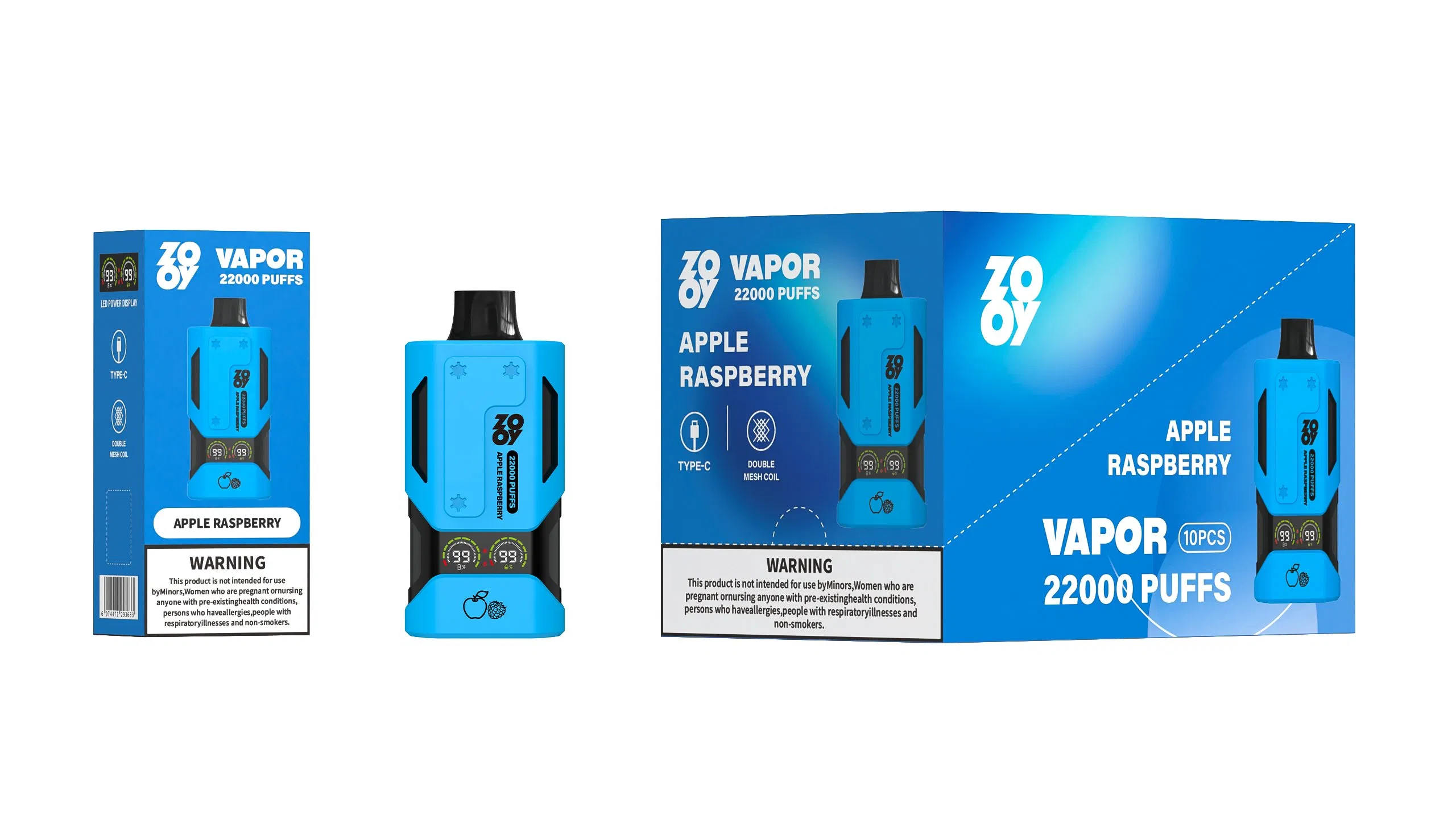 Zooy Plus 22000 Puffs Nederland Disposable Vape Pro Pen