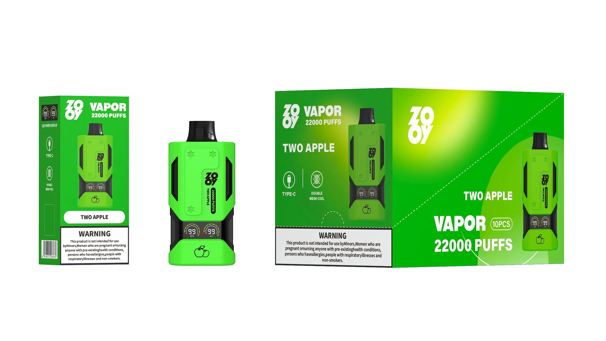 Zooy Plus 22000 Puffs Nederland Disposable Vape Pro Pen