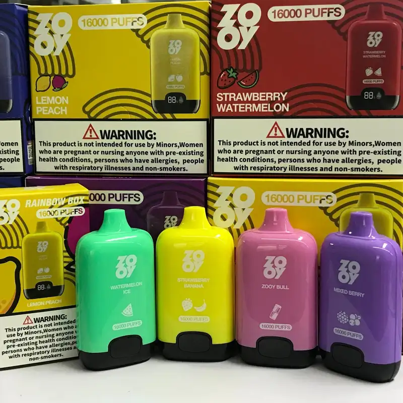 Zooy Bar 16000 Puffs Rainbow box Vapes
