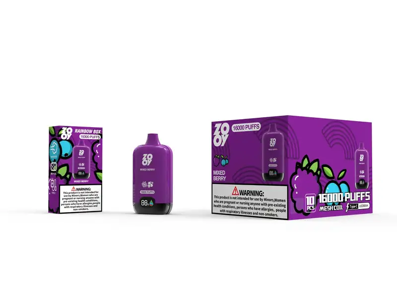 Zooy 16000 Puffs Rainbow box Disposable E-cigarettes