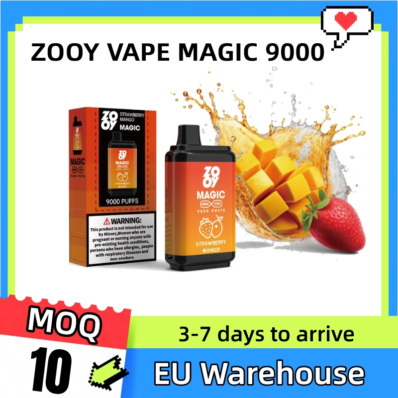 Zooy LARGE Puffs Nederland 9000 Disposable Vape Pro