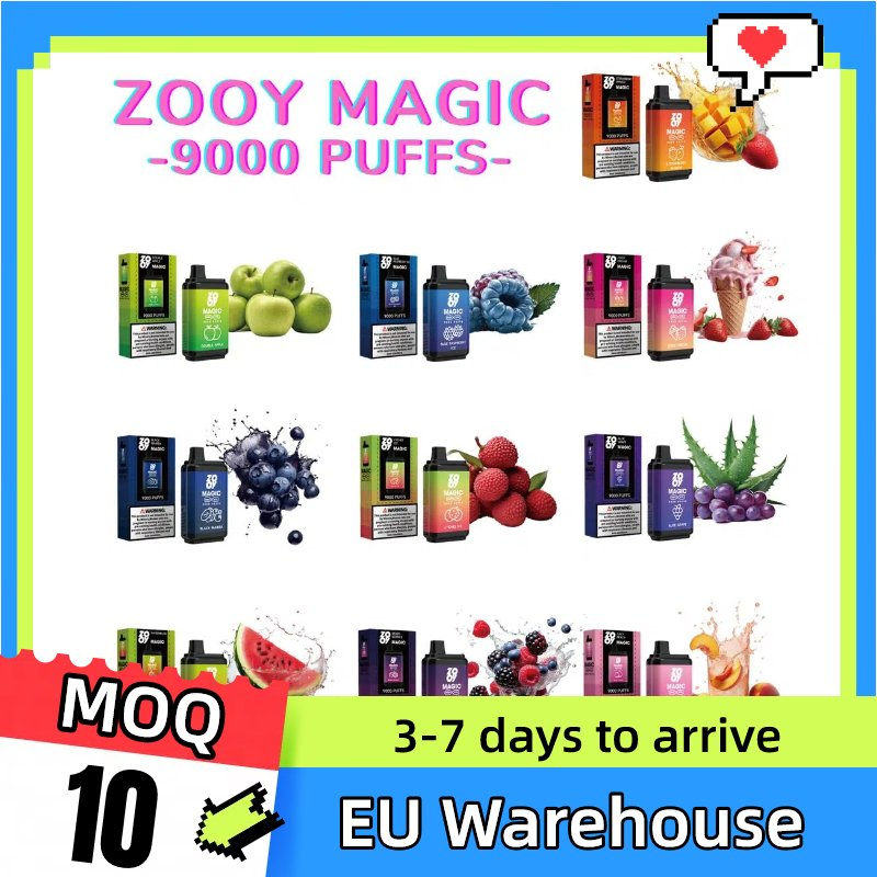 Zooy LARGE Puffs Nederland 9000 Disposable Vape Pro