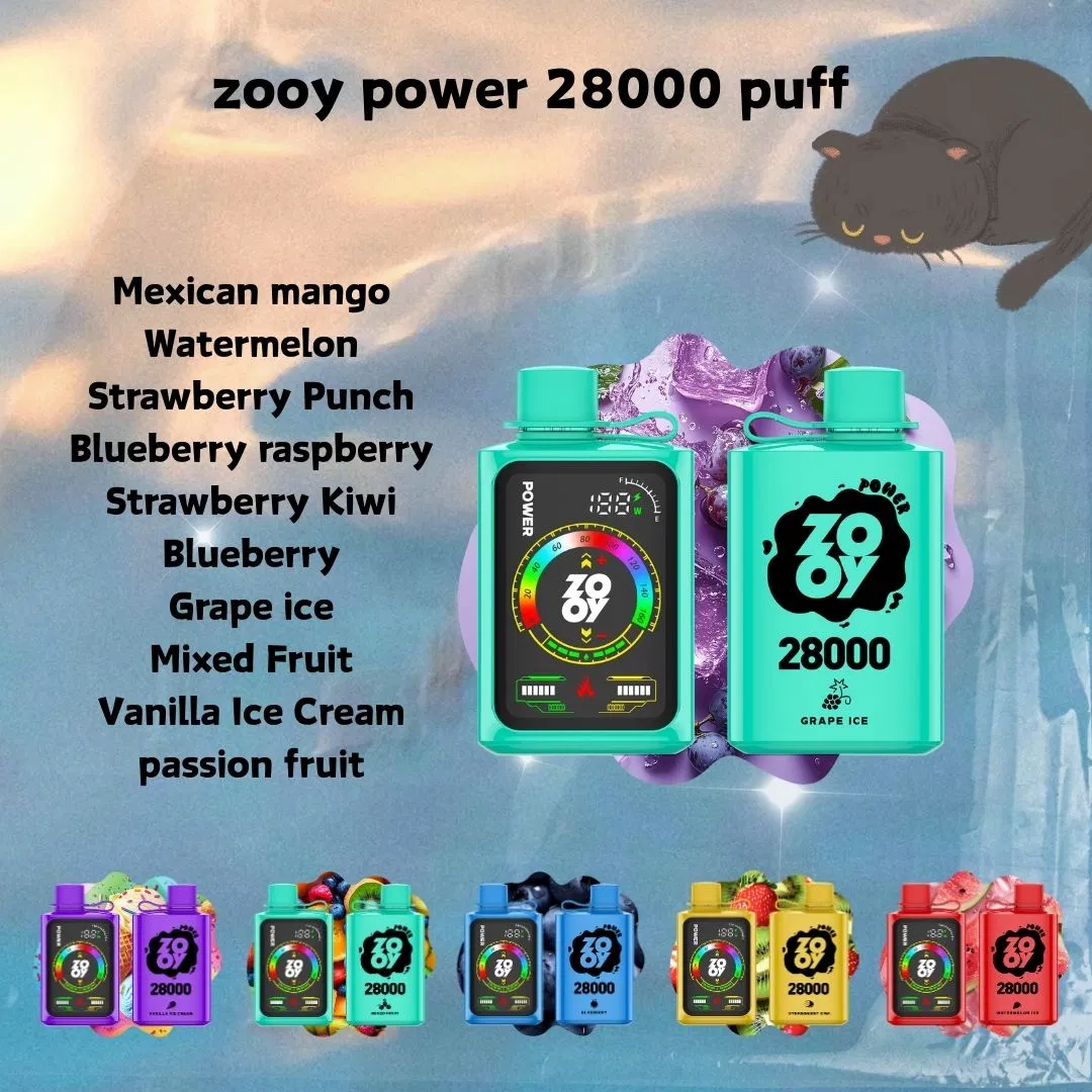 Zooy Bar Vape Pro 28000 Puffs Nederland power Disposable E-cigarettes