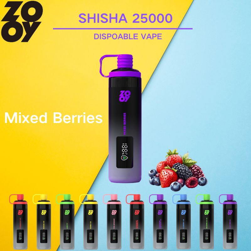 Zooy Bar 2 Puffs Nederland SHISHA Disposable Vape Pro Pen