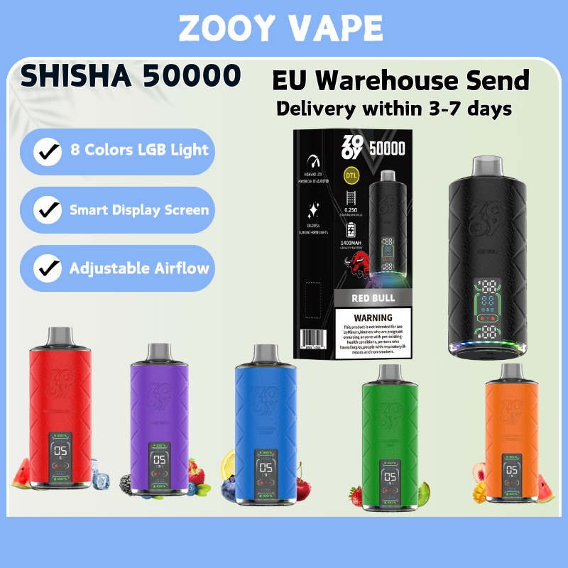Wholesale Zooy Big Puffs Nederland 50000 Disposable Vape Pro