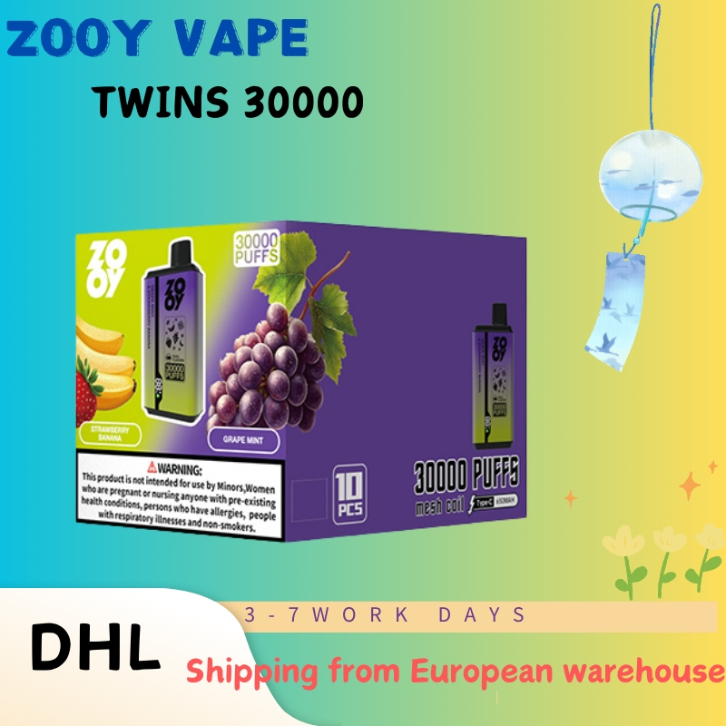 Zooy Disposable Vape Pro twins 30000 Puffs Nederland