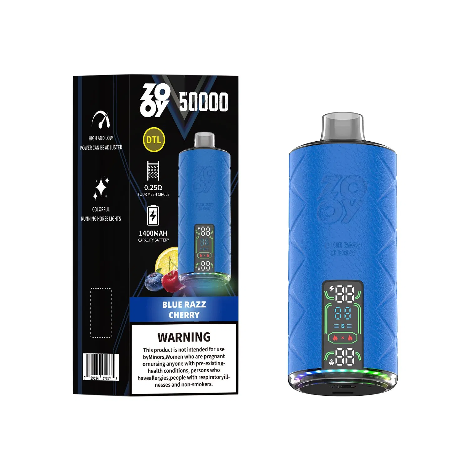 Zooy Disposable Vape Pro Bar SHISHA 50000 Puffs Nederland Vape Pro