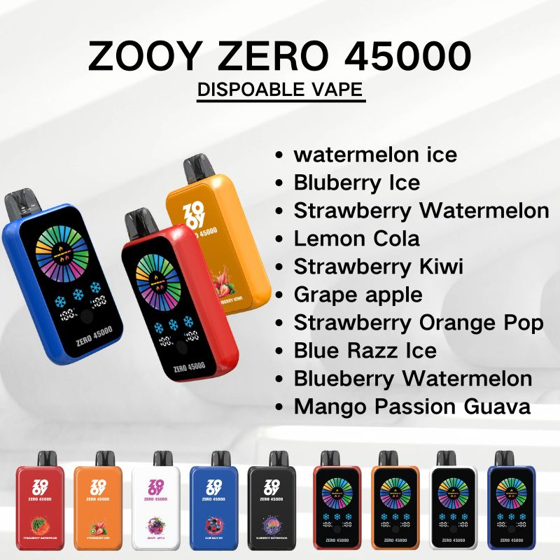 Zooy Bar Disposable Vape Pro 45000 Puffs Nederland