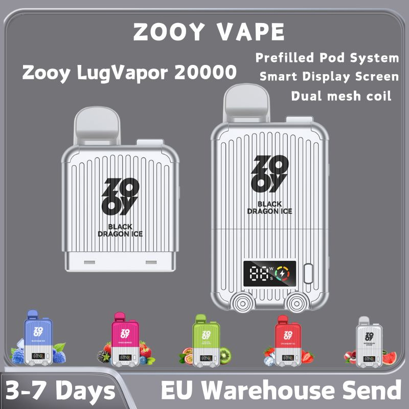 Zooy Disposable Vape Pro Bar 20000+ Puffs Nederland LugVapor + E-cigarettes