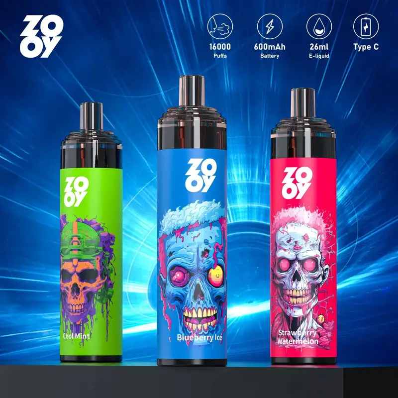 Wholesale Zooy LARGE Puffs Nic 16000 Disposable E-cigarettes