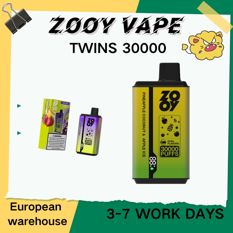 Zooy 30000 Puffs Nederland DUAL Disposable Vape Pro Pen
