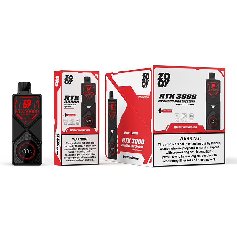 Zooy Disposable Vape Pro Bar Puffs Nederland RTX +