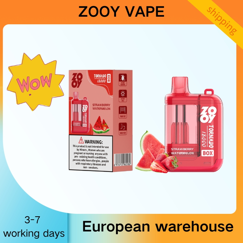 Wholesale Zooy Disposable Vape Pro Bar Tornado E-cigarettes 16000 Puffs Nederland