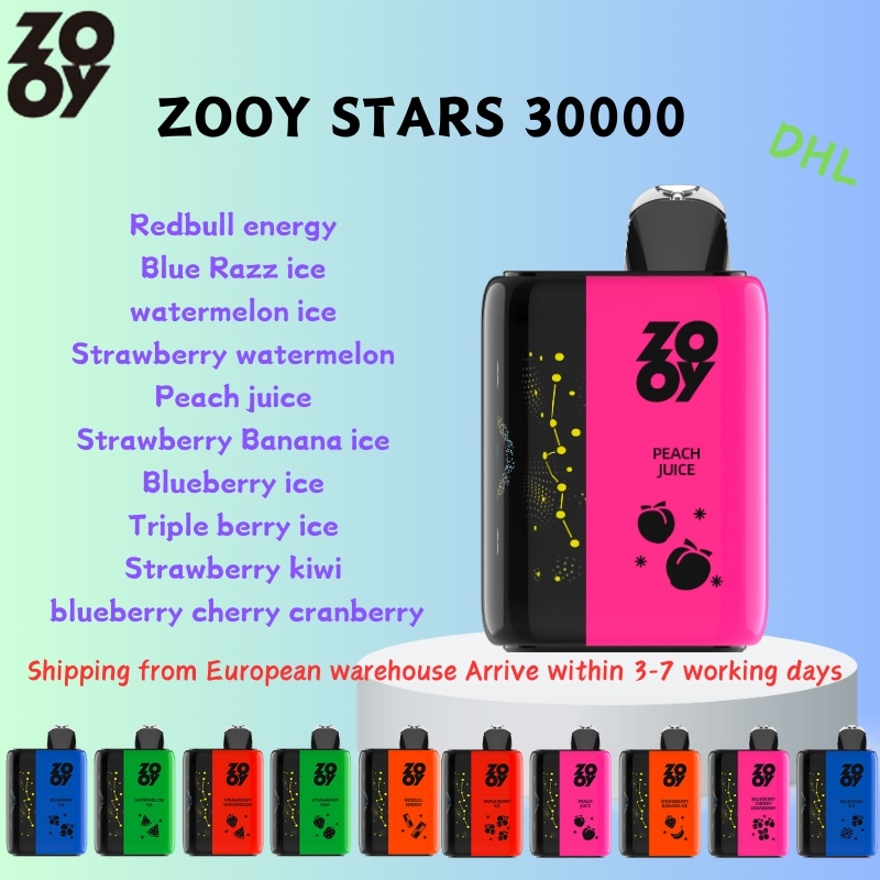 Wholesale Zooy Big Puffs Nederland 30000 Disposable Vape Pro Pen