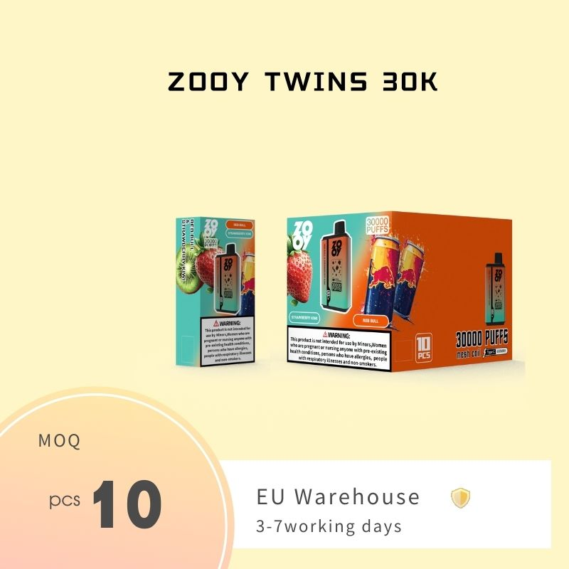 Zooy Bar Vape Pro 30000 Puffs Nederland TWINS Disposable E-cigarettes