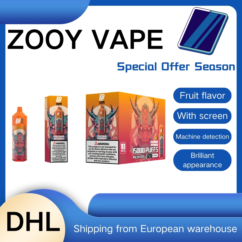 Zooy Bar Disposable Vape Pro 15000 Puffs Nederland King