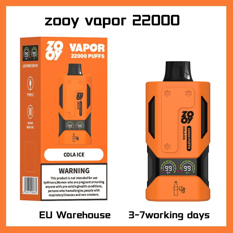 Wholesale Zooy Disposable Vape Pro Bar VAPOR 22000 Puffs Nederland Vape Pro