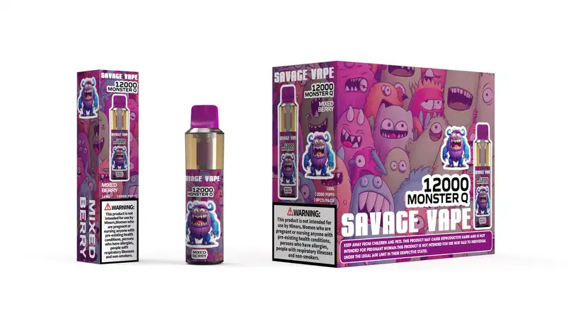 Zooy Bar 12000 Puffs SAVAGE Monster Q Disposable Vape Bar