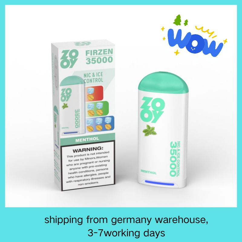 Zooy 35000 Puffs Nederland FRIZEN Disposable Vape Pro Bar
