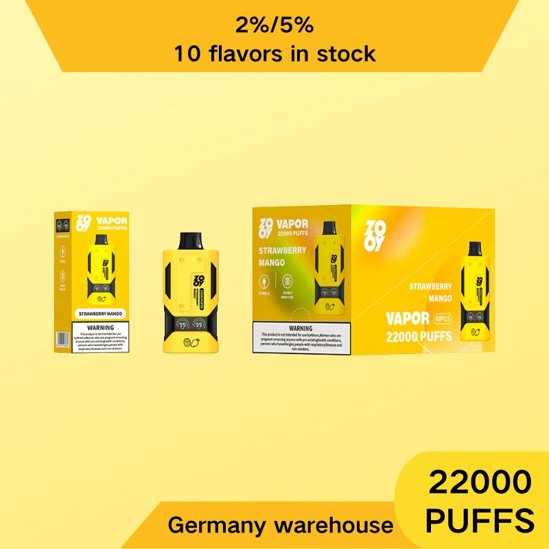 Wholesale Zooy Bar 22000 Puffs Nederland Disposable Vape Pro