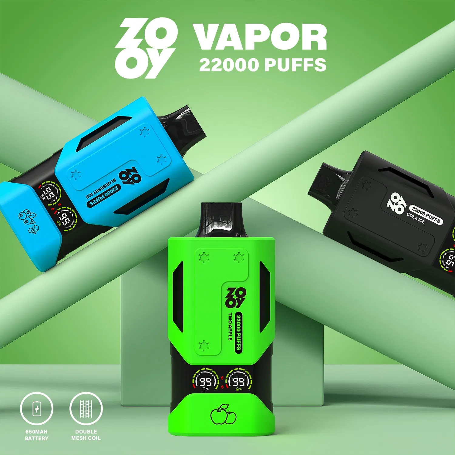 Wholesale Zooy 22000 Puffs Nederland VAPOR Disposable Vape Pro Pen