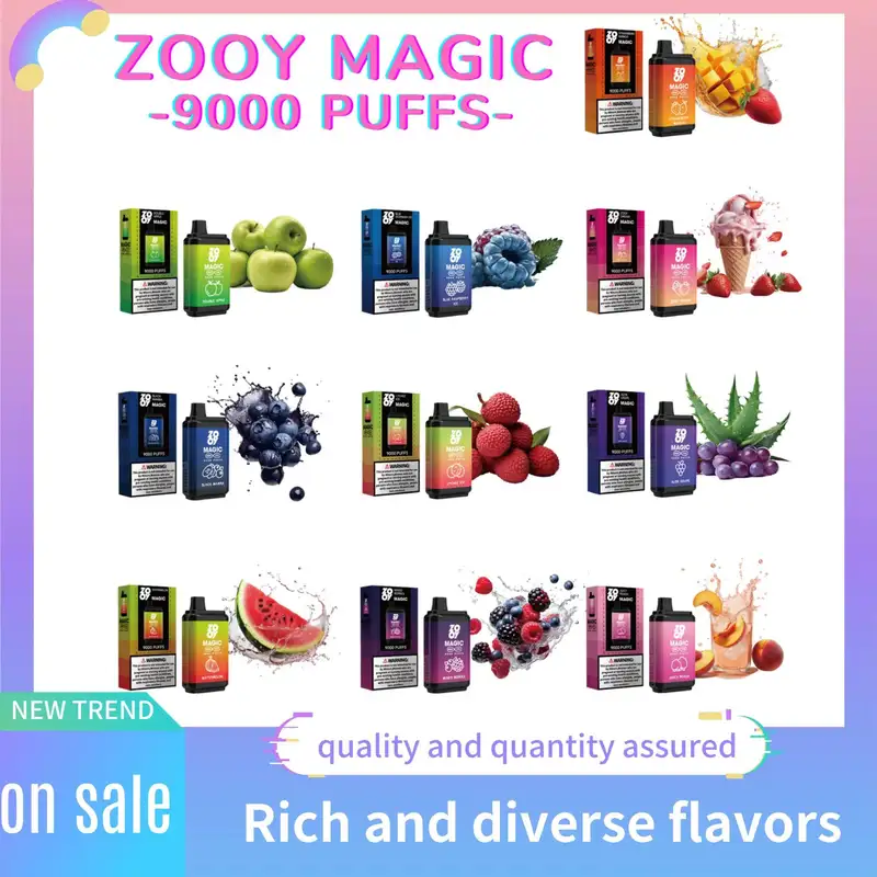Disposable Zooy Vapes 9000 Puffs