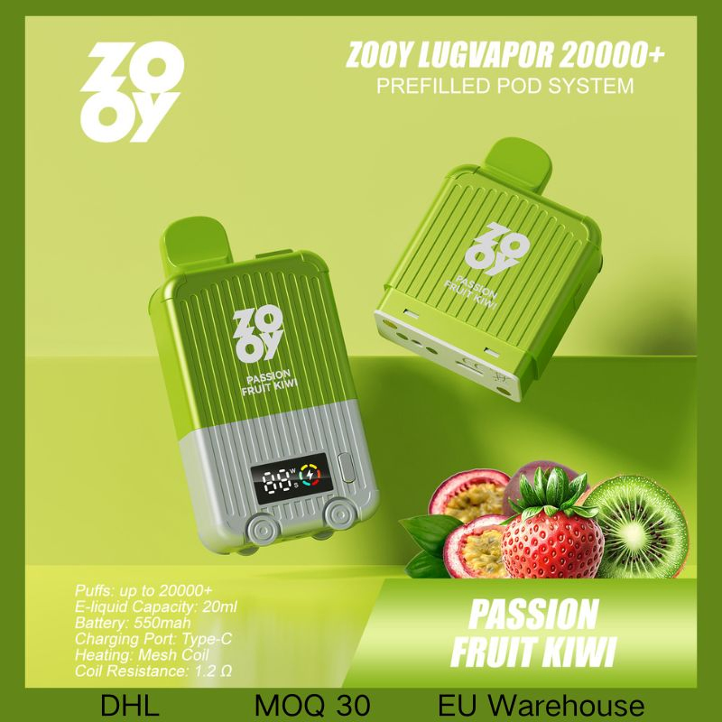 Wholesale Zooy Bar PrefilledPod Puffs Nederland LugVapor + Vape Pro