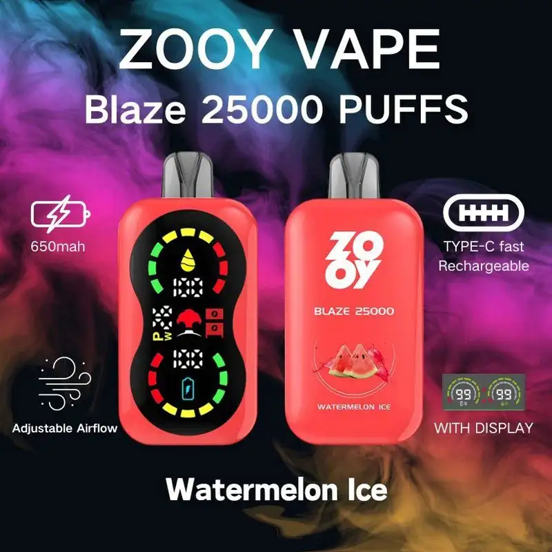 Zooy Bar 25000 Puffs Disposable Vape BLAZE