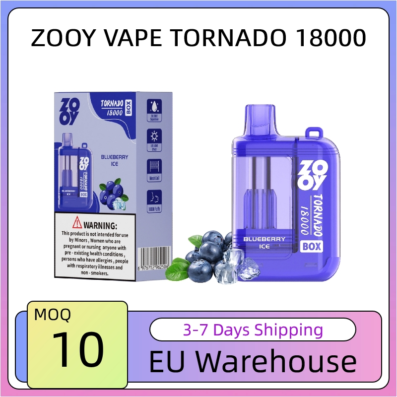 Wholesale Zooy 18000 Puffs Nederland Disposable Vape Pro TORNADO BOX