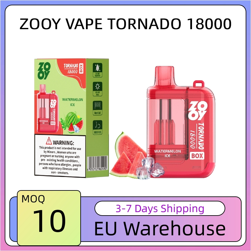 Wholesale Zooy 18000 Puffs Nederland Disposable Vape Pro TORNADO BOX