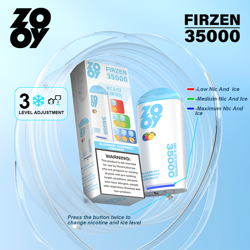 Wholesale Zooy Bar FRIZEN 35000 Puffs Nederland Disposable Vape Pro