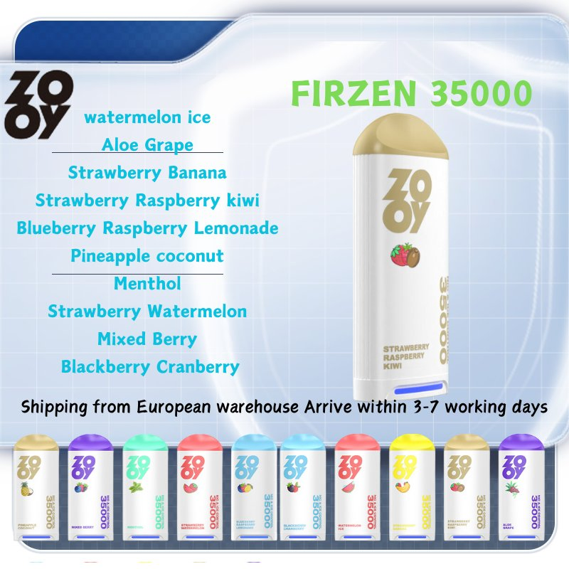 Wholesale Zooy Disposable Vape Pro Bar FIRZEN 35000 Puffs Nederland