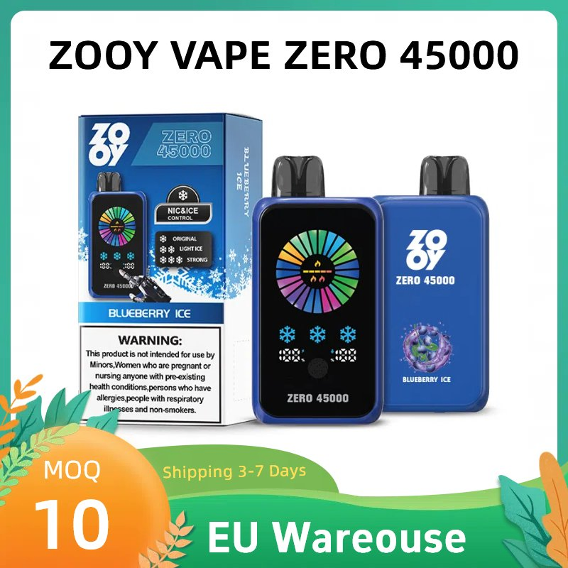 Zooy 45000 Puffs Nederland ZERO Disposable Vape Pro Bar