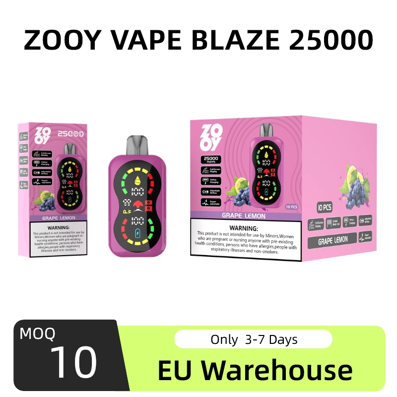 Zooy Big Puffs Nederland 25000 Vape Pro