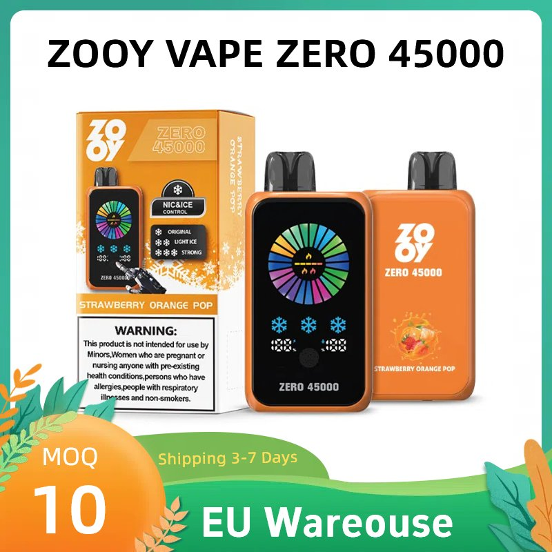 Zooy Disposable Vape Pro Bar Big Puffs Nederland 45000 E-cigarettes