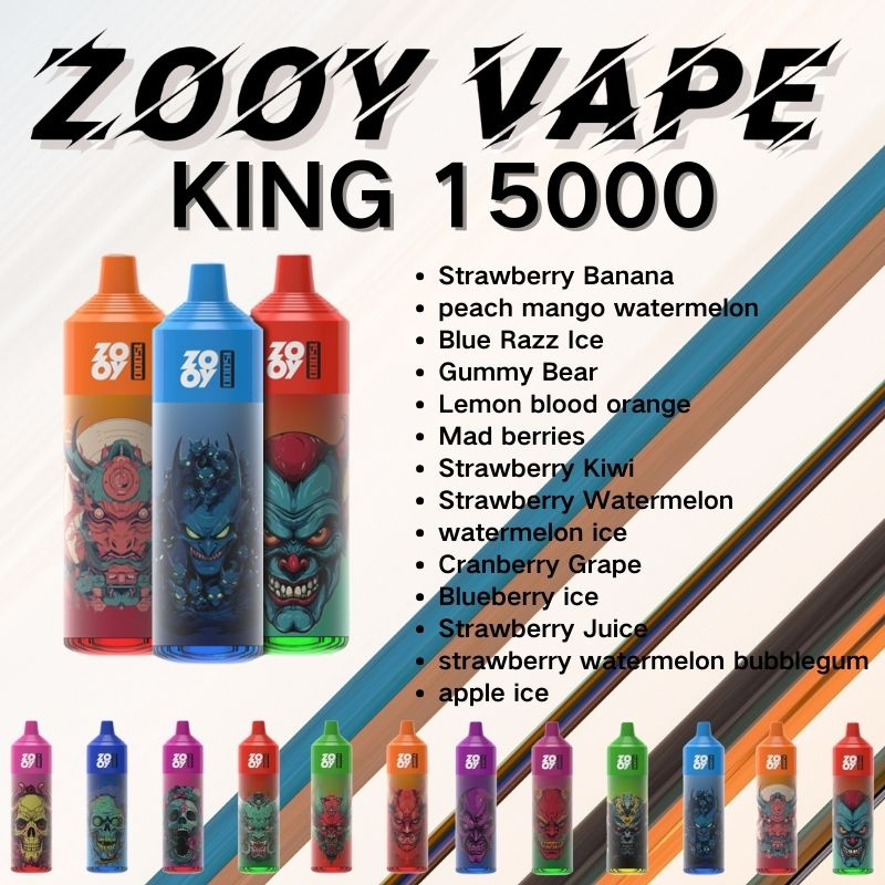 Disposable Zooy Bar Vape Pro KING 15000 Puffs Nederland