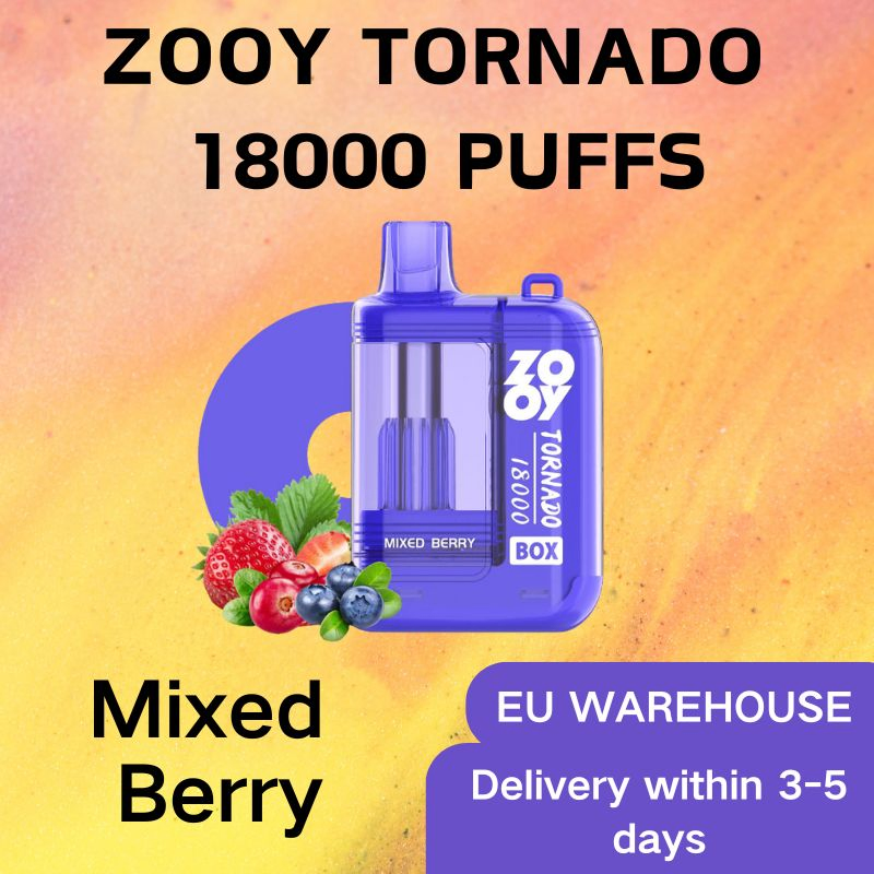 Zooy Bar Vape Pro TORNADO 20000 Puffs Nederland Disposable E-cigarettes