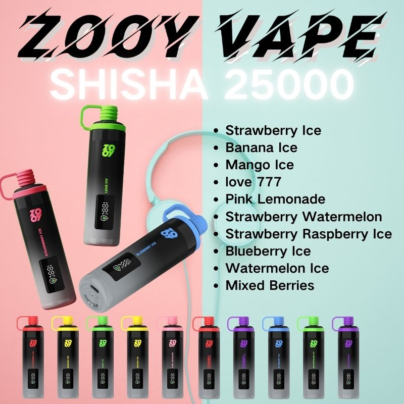 Zooy LARGE Puffs Nederland 25000 Disposable Vape Pro Bar